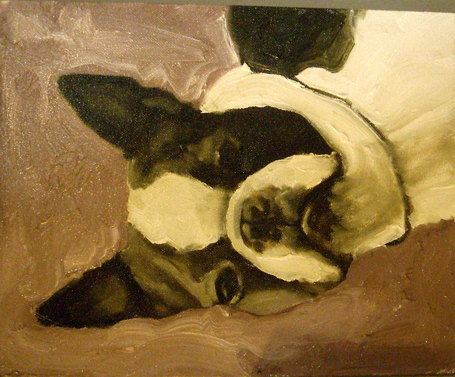 Bull Dog Painting by John Reynolds