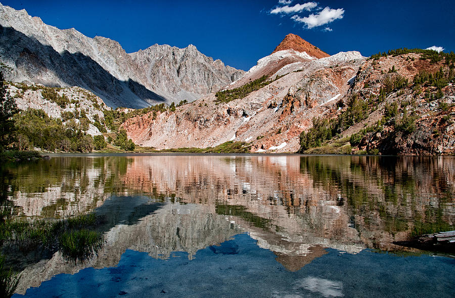 Nature Photograph - Bull Lake and Chocolate Peak by Cat Connor