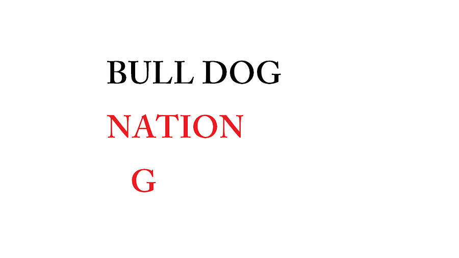 Sports Photograph - Bulldog Nation by Aaron Martens
