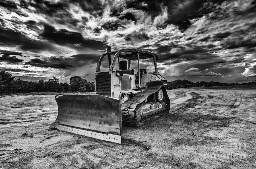 Bulldozer at Construction Site Photograph by Danny Hooks