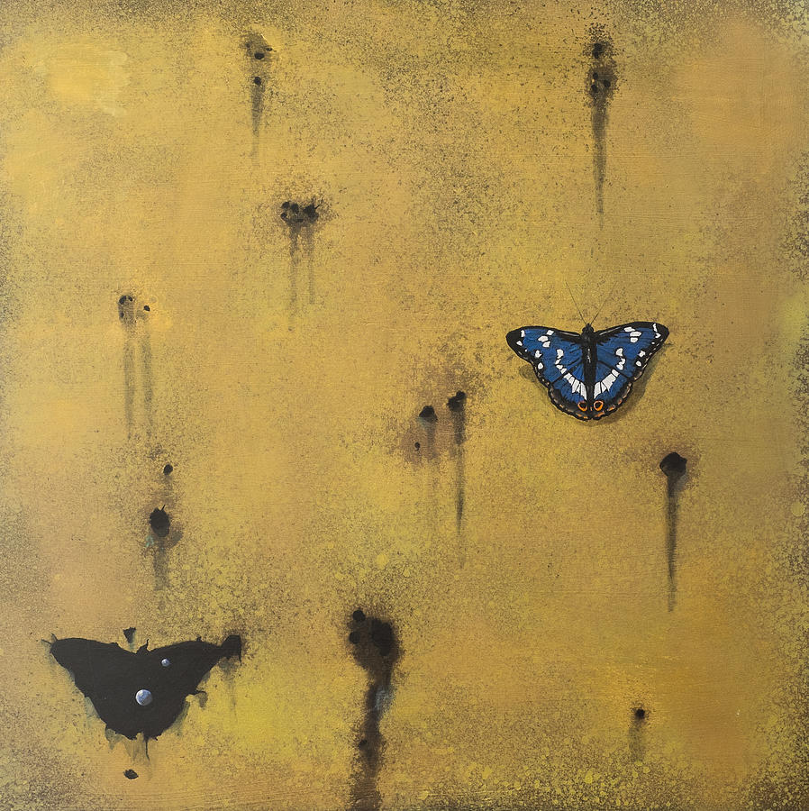 Bullets And Butterflys Painting
