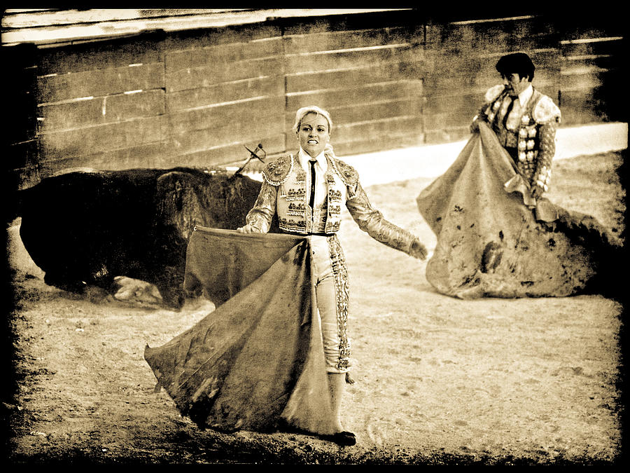 Bullfighting Blonde Photograph by Jennifer Wright