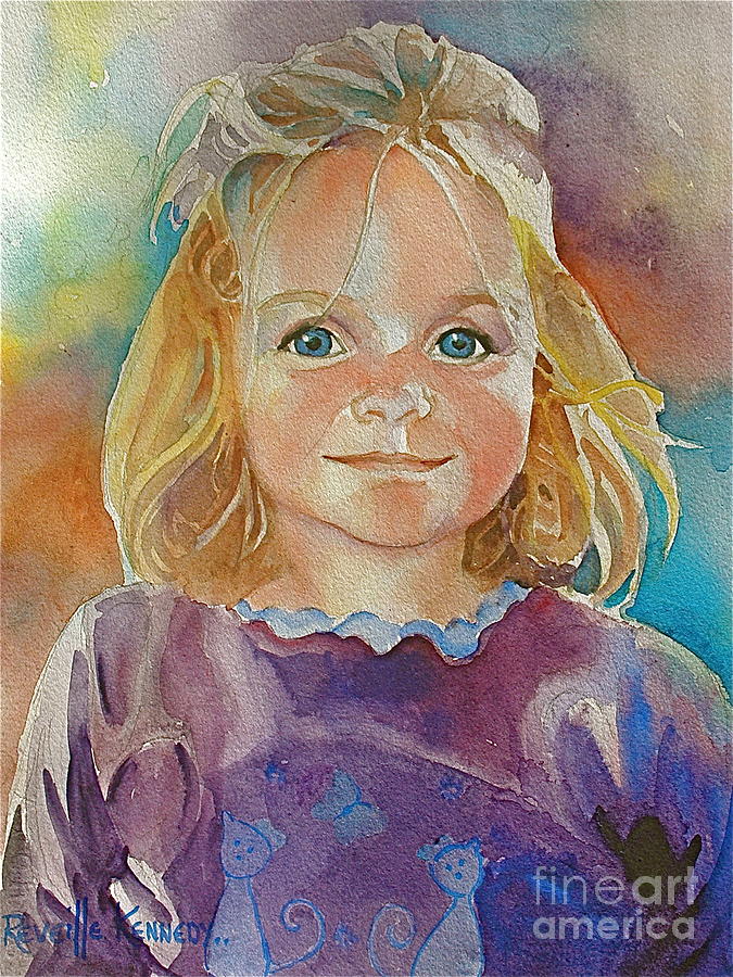 Portrait Painting - Bullock Grandhildren by Reveille Kennedy