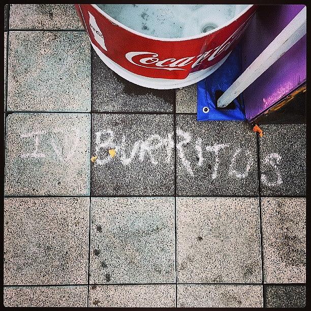 Burritos Photograph - #bumbershoot  #burritos #latergram by Nathan  Brend