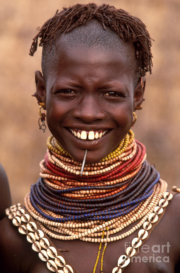 Bumi Woman Ethiopia Photograph by Art Wolfe