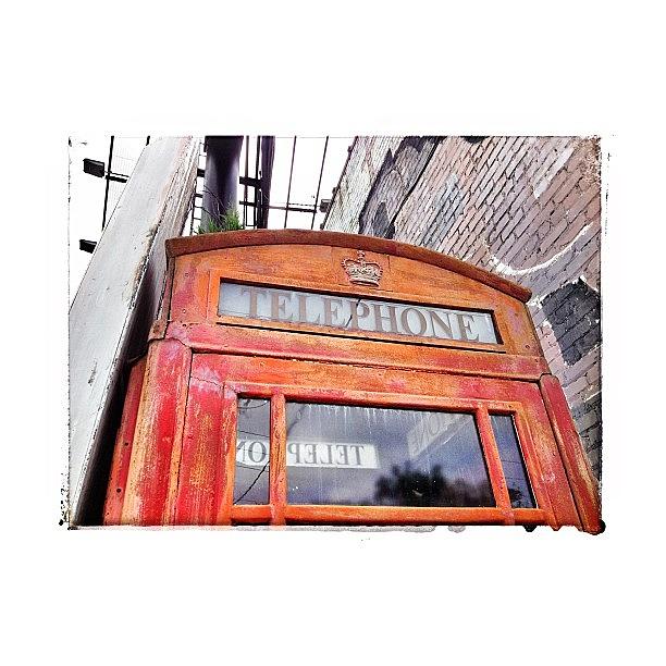 Phonebooth Photograph - Bummed This Cool-looking Antique Store by Deana Graham