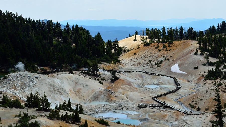 Bumpass Hell Photograph by Along The Trail | Fine Art America