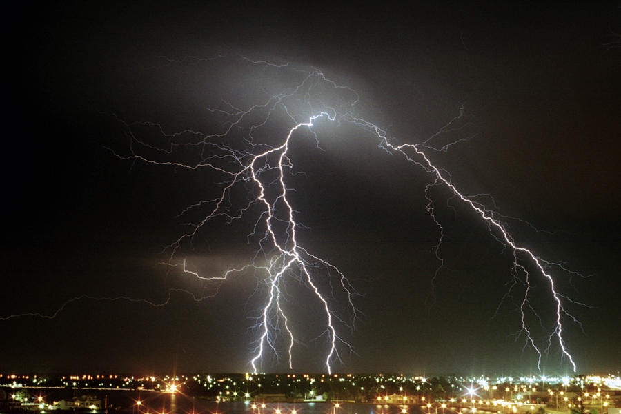 Bunbury Lightning Photograph by Robert Caddy
