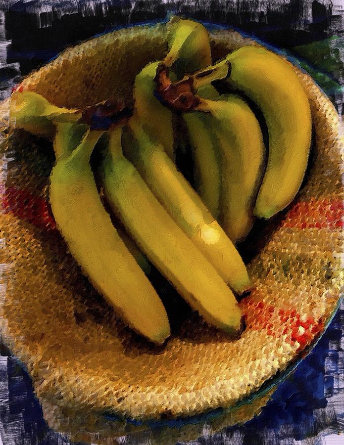 Bunch of Bananas Painting by Joan Reese