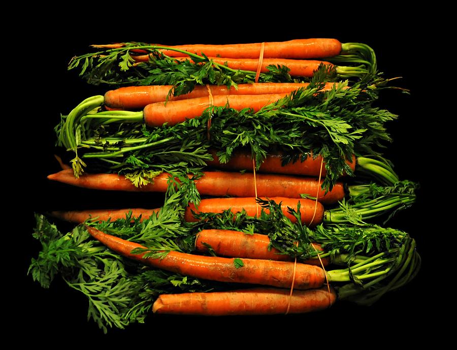 Bundle of Carrots Photograph by Diana Angstadt