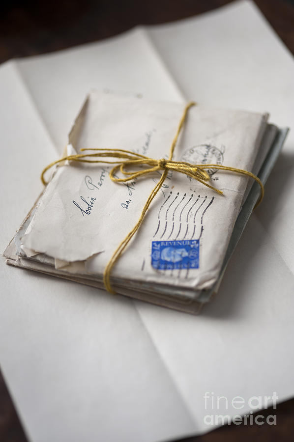 Bundle Of Vintage Letters Photograph by Lee Avison