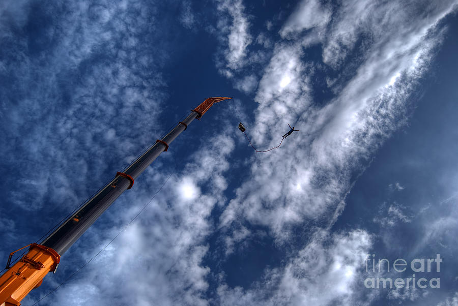 Bungee Jumper HDR Photograph by Antony McAulay