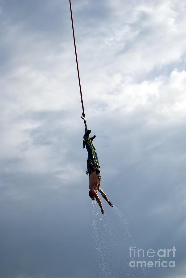 Bungee Jumper soaked Photograph by Antony McAulay