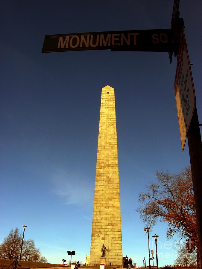 Monument Photograph - Bunker Hill by Christine Stack