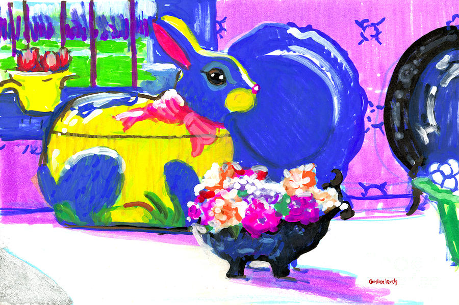 Bunla 1 Painting by Candace Lovely