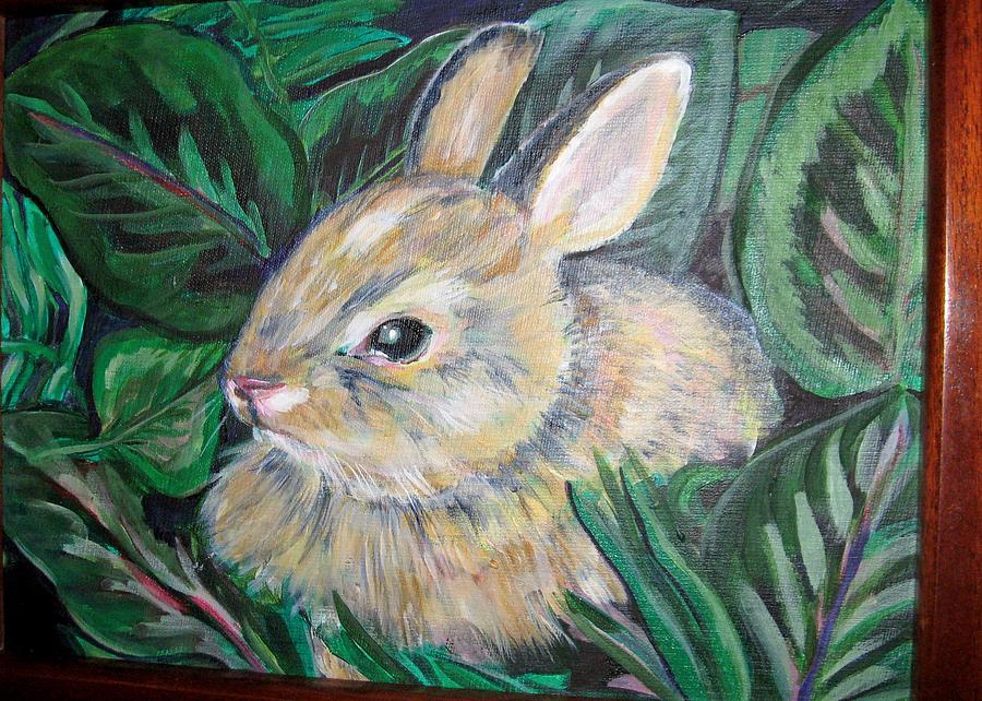 Bunny Painting by Alice Ageloff - Fine Art America