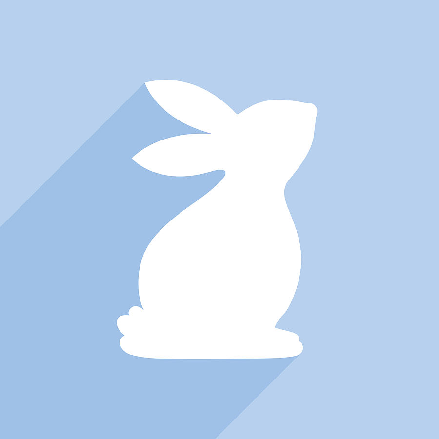 Bunny Icon Drawing by RobinOlimb