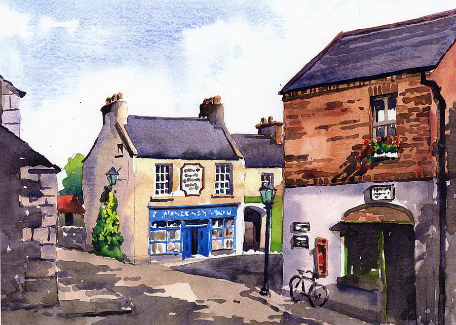 CLARE  Bunratty Folk Village  Painting by Val Byrne