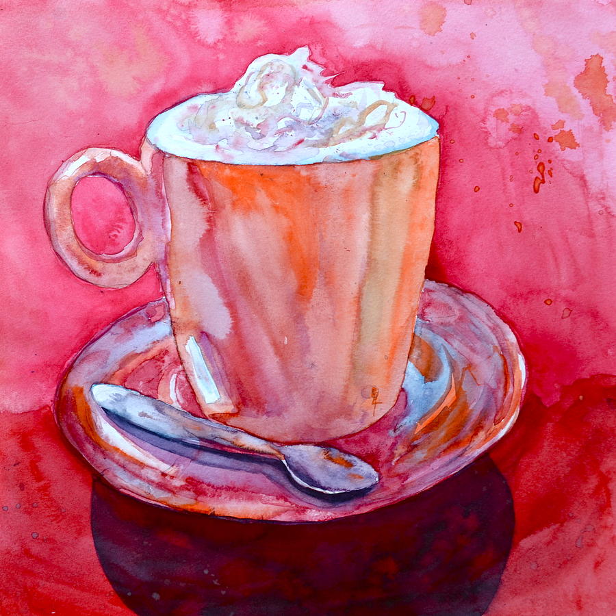 Coffee Painting - Buon Appetito by Beverley Harper Tinsley