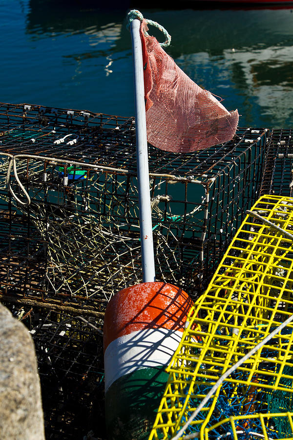 Buoy and Crab Net Photograph by John Hoey