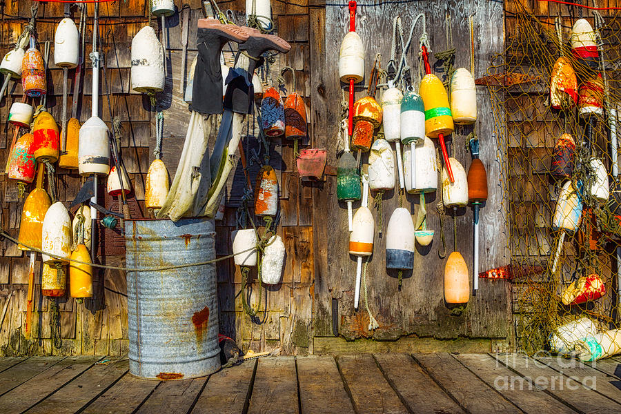 Buoys and Boots Photograph by Jerry Fornarotto - Fine Art America