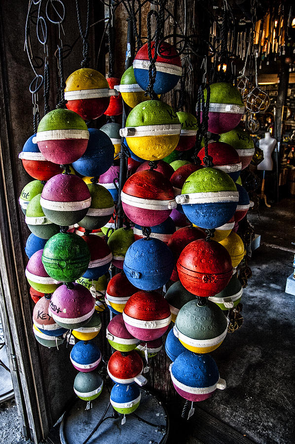 Buoys Of Color Photograph by Kevin Cable