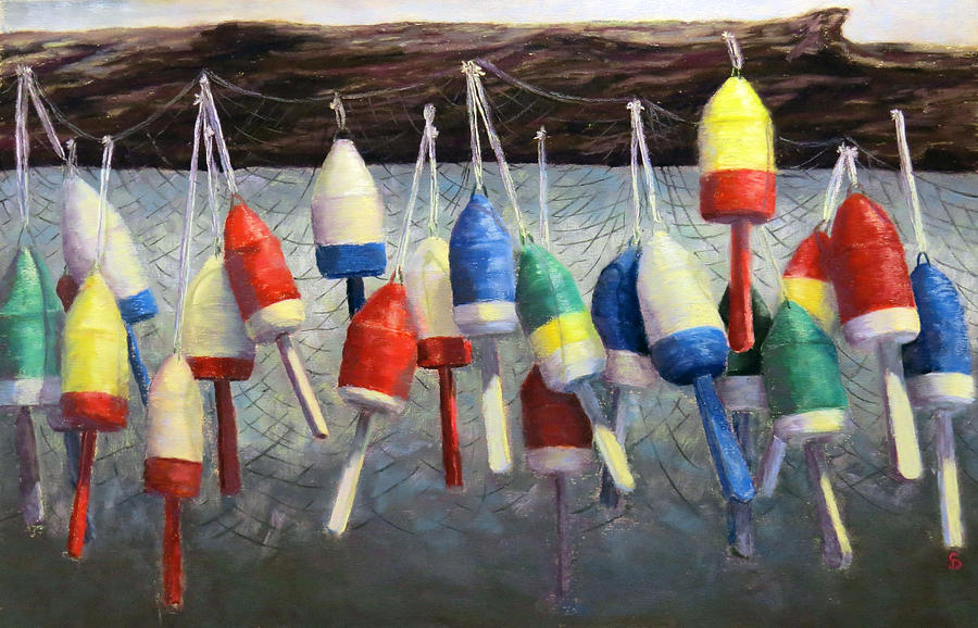 Still Life Painting - Buoys by Stacey David