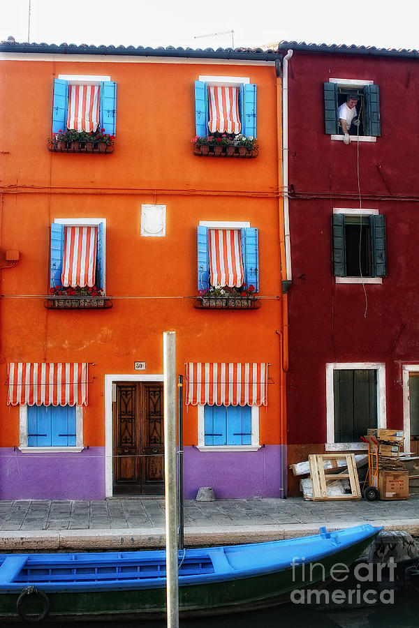 Burano Colors Photograph by Timothy Hacker