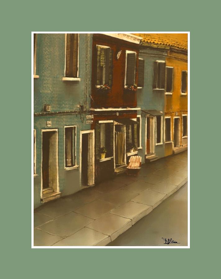 Burano Italy   No 11 Painting by Diane Strain