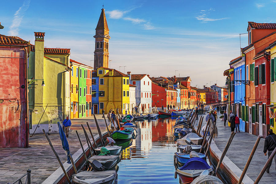 Burano, Venice, Italy Photograph by Tunart