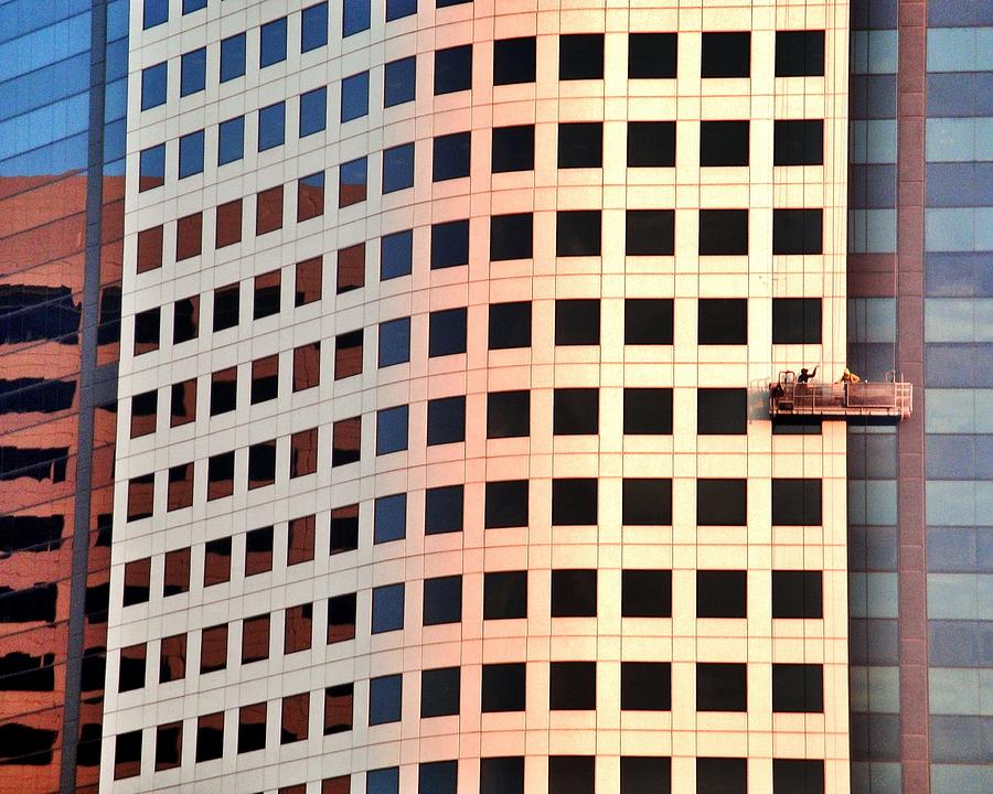 Burbank Window Cleaning Photograph by Benjamin Yeager
