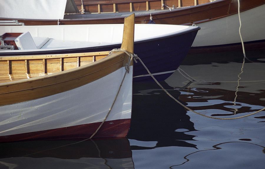 Burgundy Boat Photograph by Susie Rieple