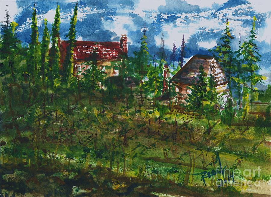 Burgundy In The Morning Painting by Reed Novotny Burgundy In The Morning Painting by Reed Novotny