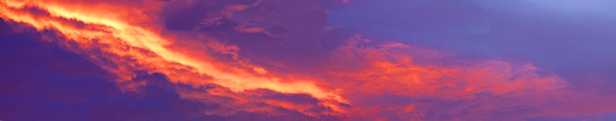 Buring Sky Panorama Photograph by Greg Wells