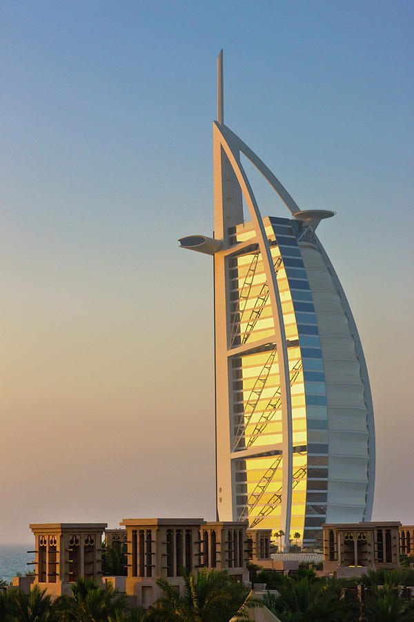 Burj Al Arab Hotel, Famous Building Photograph by Keren Su - Fine Art ...