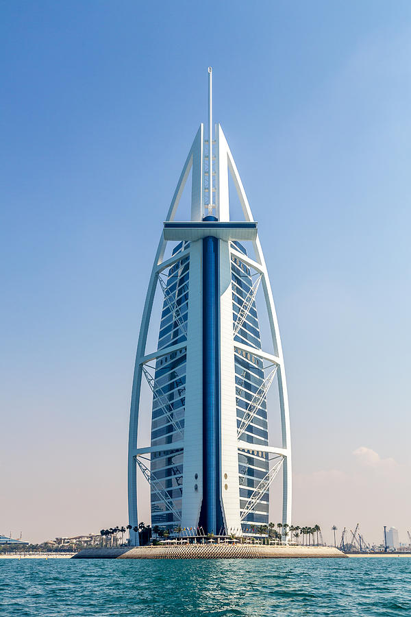 Burj Al Arab, the worlds most luxurious hotel resort, Dubai Photograph by Gargolas
