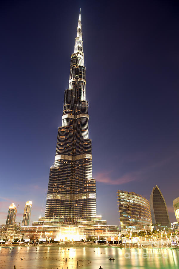 Burj Khalifa Dubai Photograph by Fototrav Print