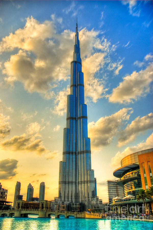 Architecture Photograph - Burj Khalifa by Syed Aqueel