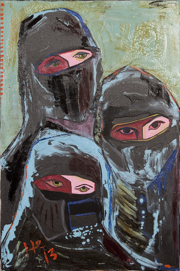 Burka 3 Painting by Hans Magden