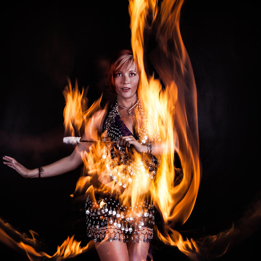 Fire Photograph - Burn it Up by Monte Arnold