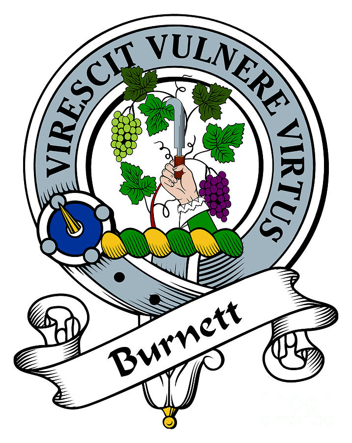 Burnett Clan Badge Digital Art by Heraldry