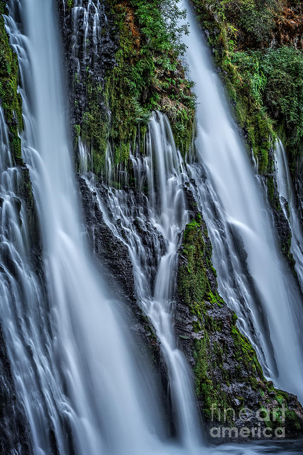 Burney Falls Closeup Photograph by Dianne Phelps