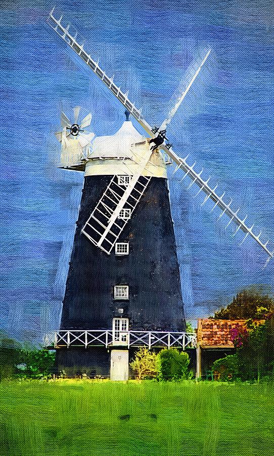 Windmill Photograph - Burnham Overy Staithe Windmill by Chris Thaxter