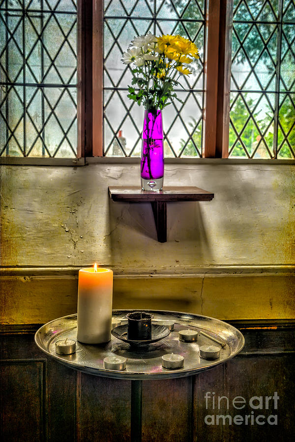 Burning Candle Photograph by Adrian Evans