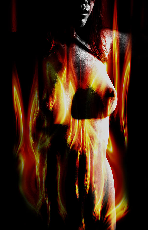 Burning desire. Digital Art by Nathan Wright