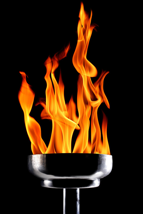 Burning Flaming Torch Photograph by Imagedepotpro