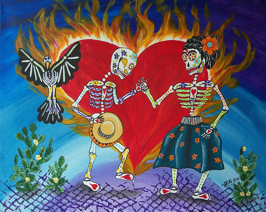 Frida Kahlo Painting Burned