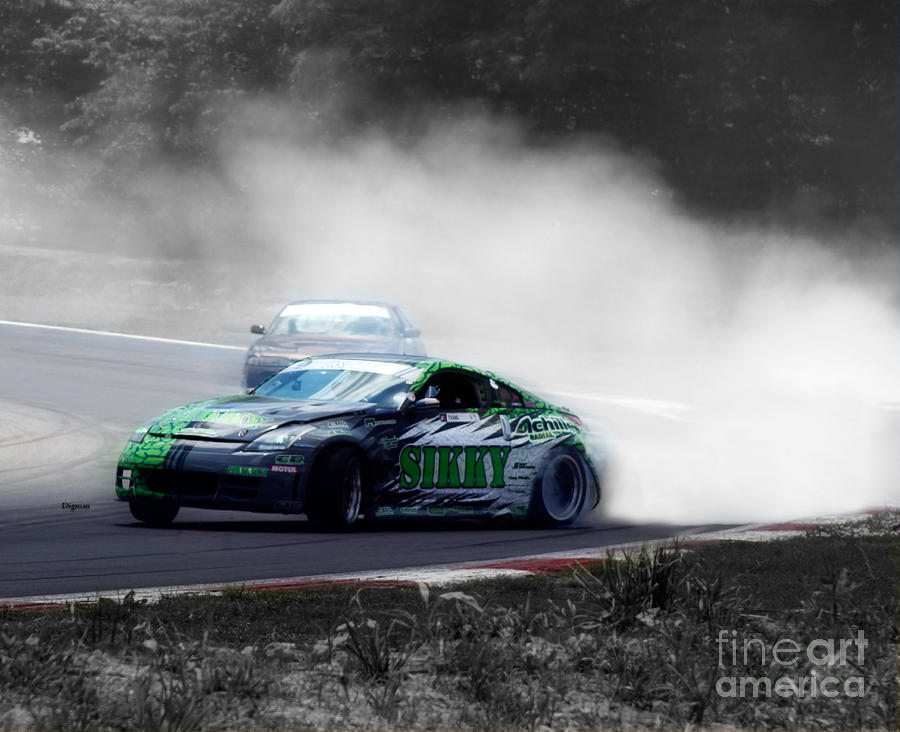 Car Photograph - Burning Rubber to Ashes  by Steven Digman