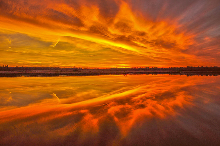 Burning Sky Photograph by Donnie Smith