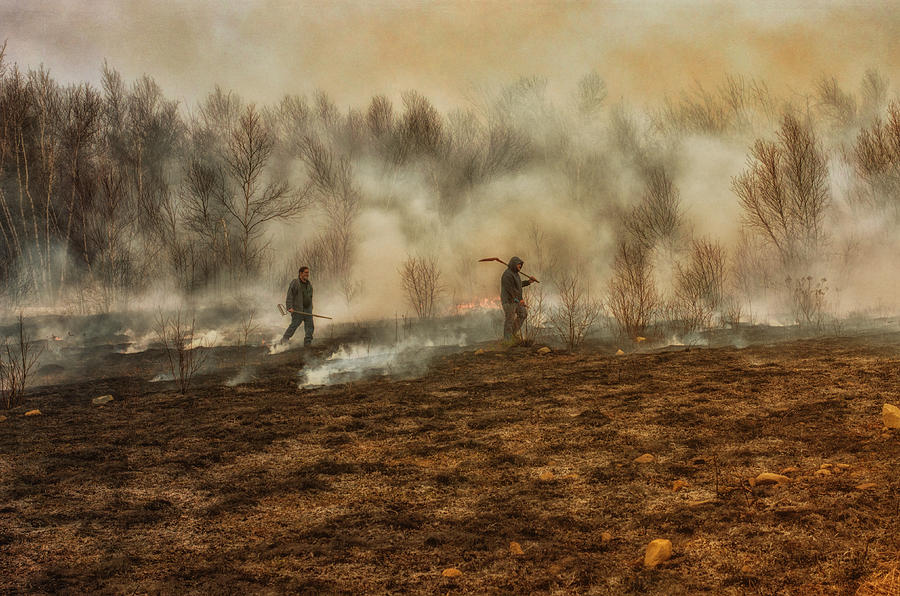 Burning The Fields Photograph by Sue Capuano